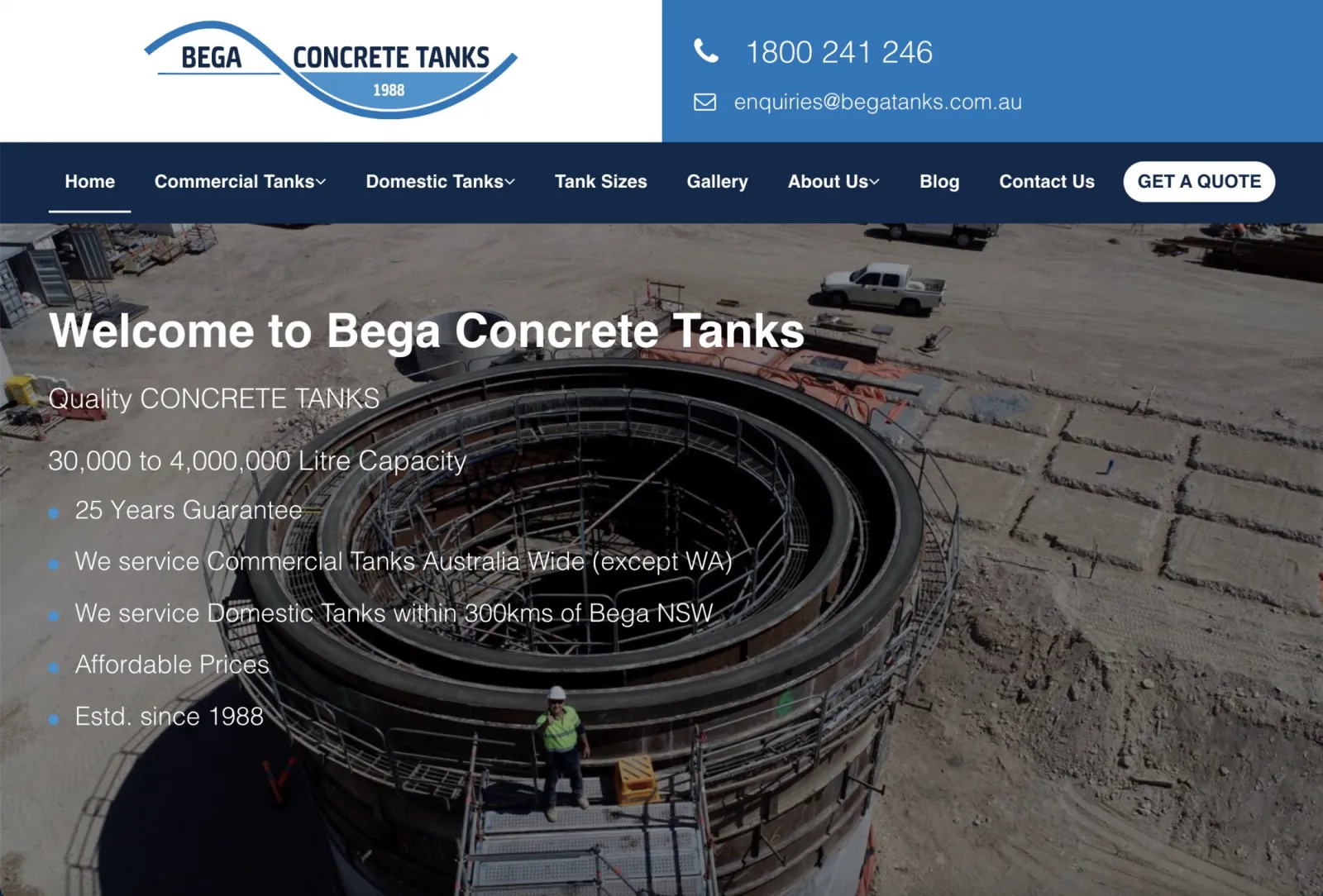 Bega Concrete Tanks