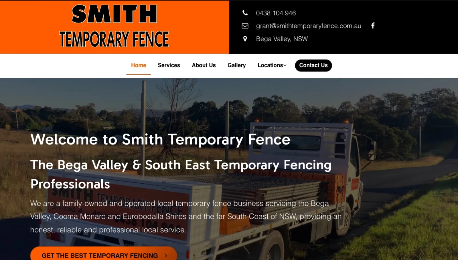 Bega Valley Temporary Fence