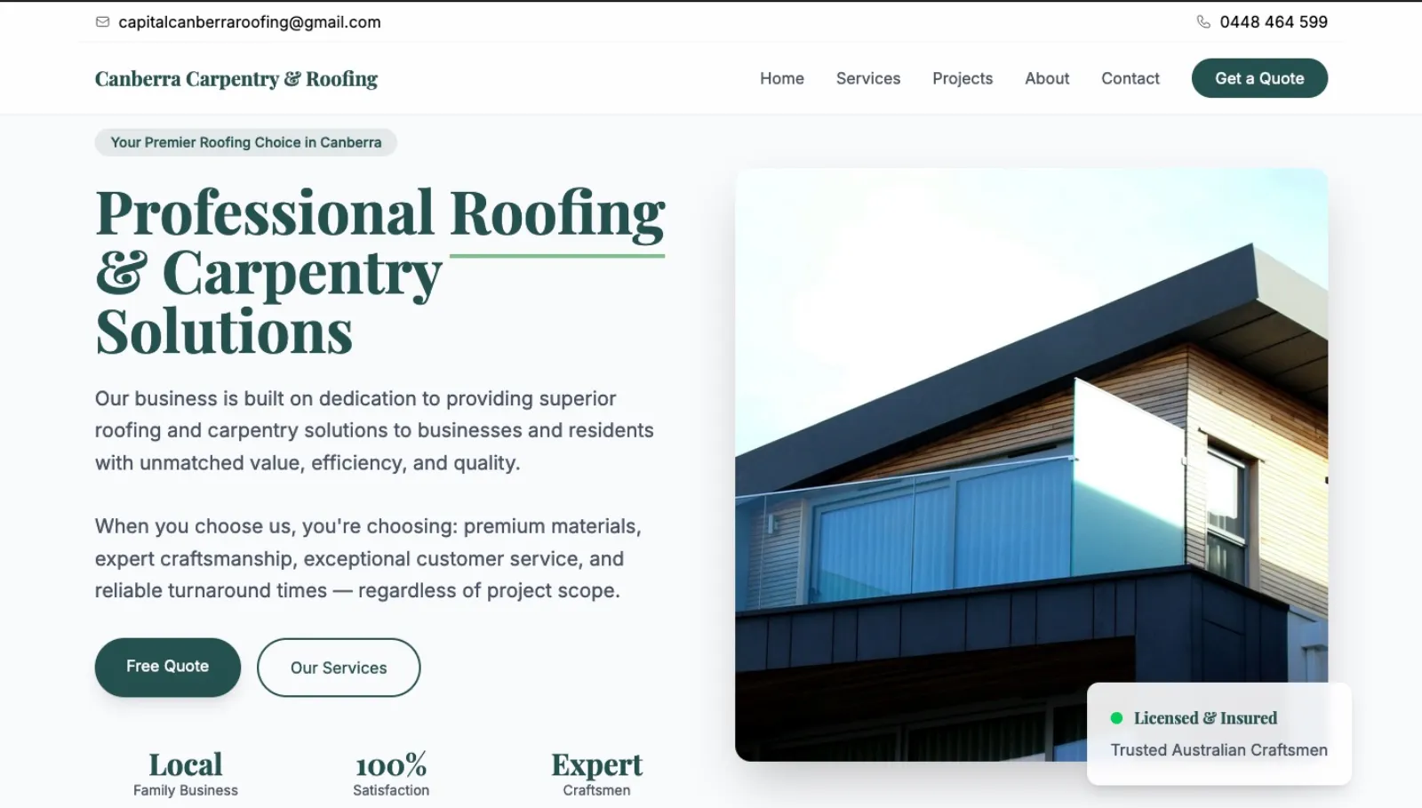 Canberra Carpentry and Roofing