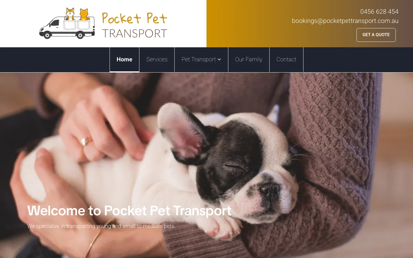 Pocket Pet Transport
